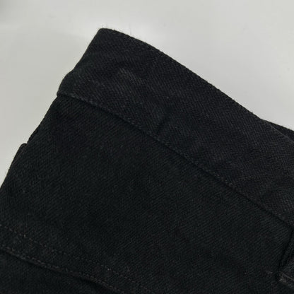 COMOLI コモリ C03-03005 ブラックデニム テーパードパンツ ボトムス