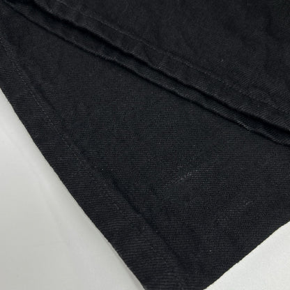 COMOLI コモリ C03-03005 ブラックデニム テーパードパンツ ボトムス