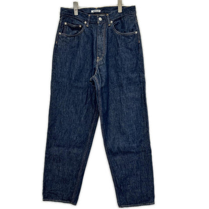 AURALEE オーラリー A00P03DM インディゴ HARD TWIST DENIM WIDE PANTS ボトムス