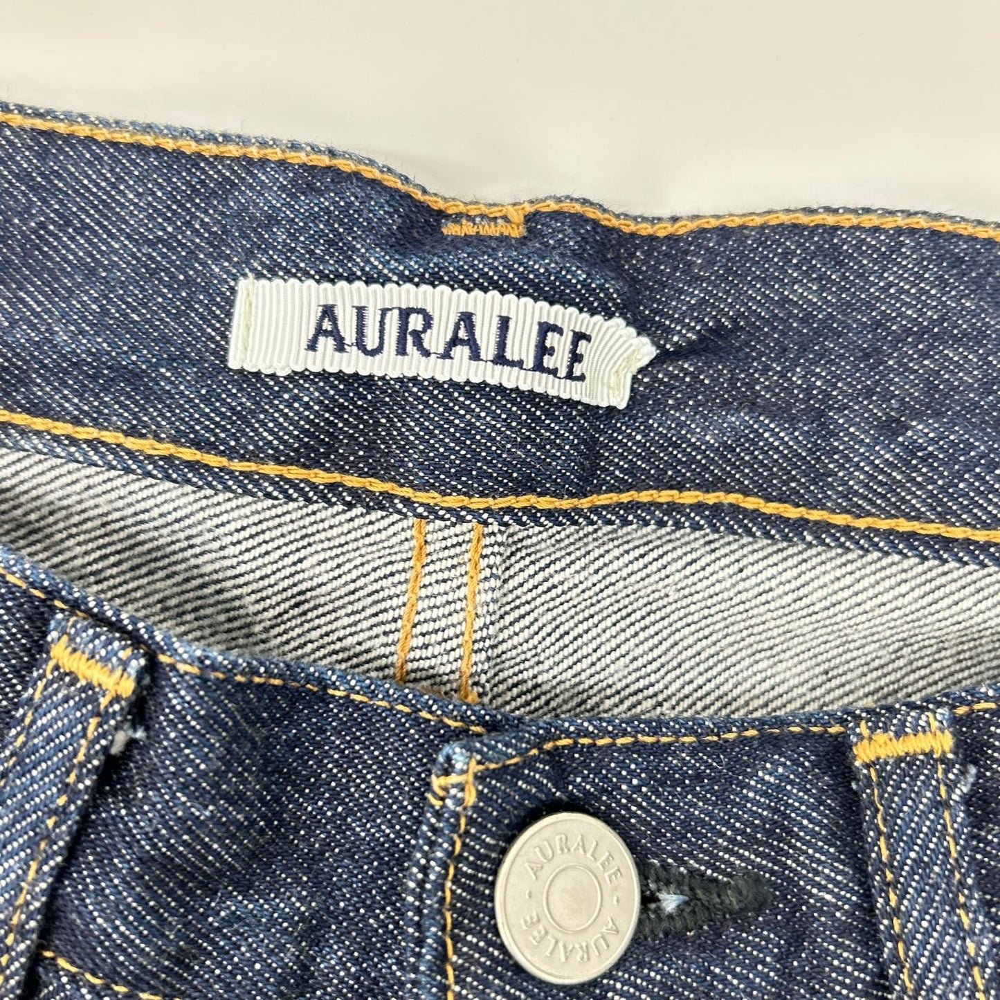 AURALEE オーラリー A00P03DM インディゴ HARD TWIST DENIM WIDE PANTS ボトムス