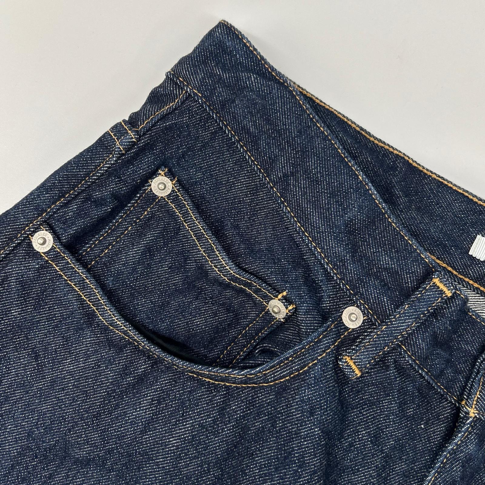 AURALEE オーラリー A00P03DM インディゴ HARD TWIST DENIM WIDE PANTS ボトムス
