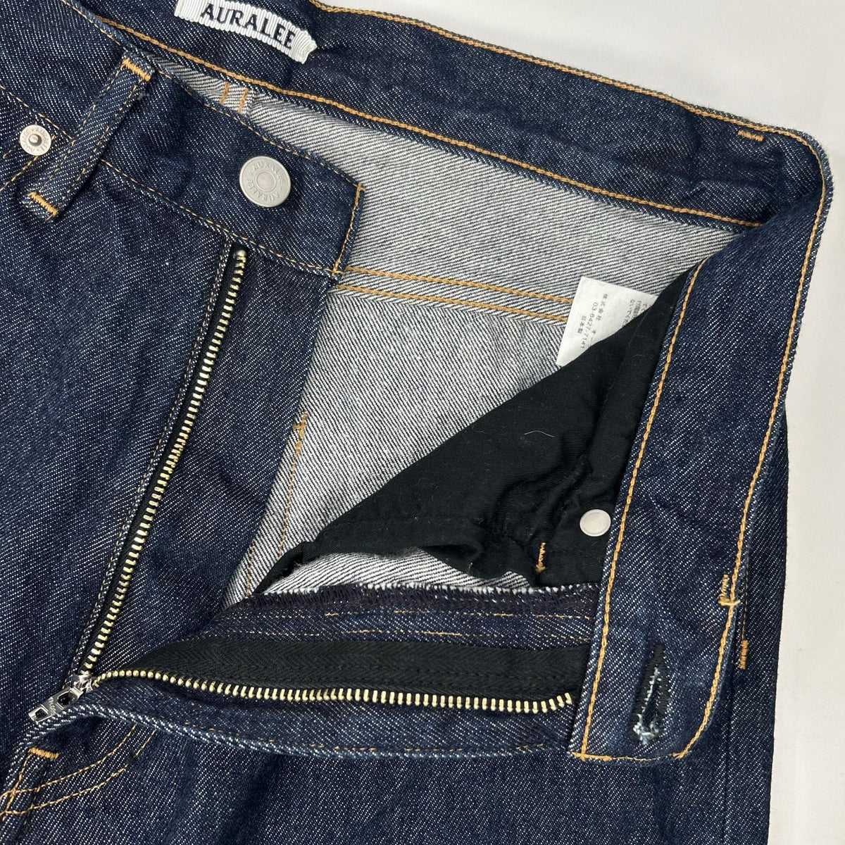 AURALEE オーラリー A00P03DM インディゴ HARD TWIST DENIM WIDE PANTS ボトムス