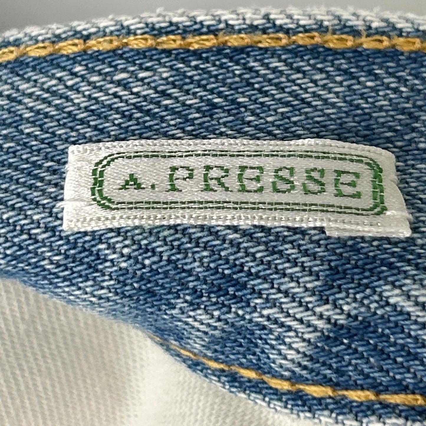 A.PRESSE アプレッセ 22SAP-04-05H 22SS ライトインディゴ Washed Denim Pants ウォッシュド デニム パンツ ボトムス