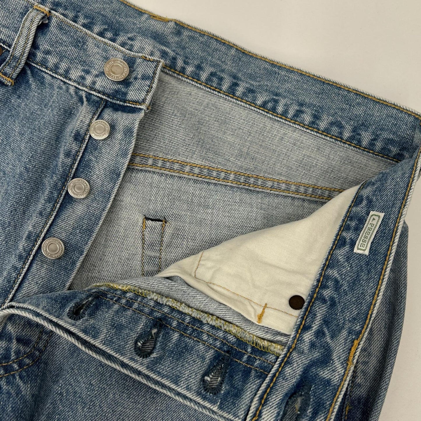 A.PRESSE アプレッセ 22SAP-04-05H 22SS ライトインディゴ Washed Denim Pants ウォッシュド デニム パンツ ボトムス