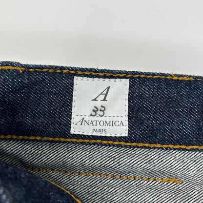 ANATOMICA アナトミカ 530-591-27 25SS インディゴ 11618 B DENIM ボタンフライデニムパンツ ボトムス