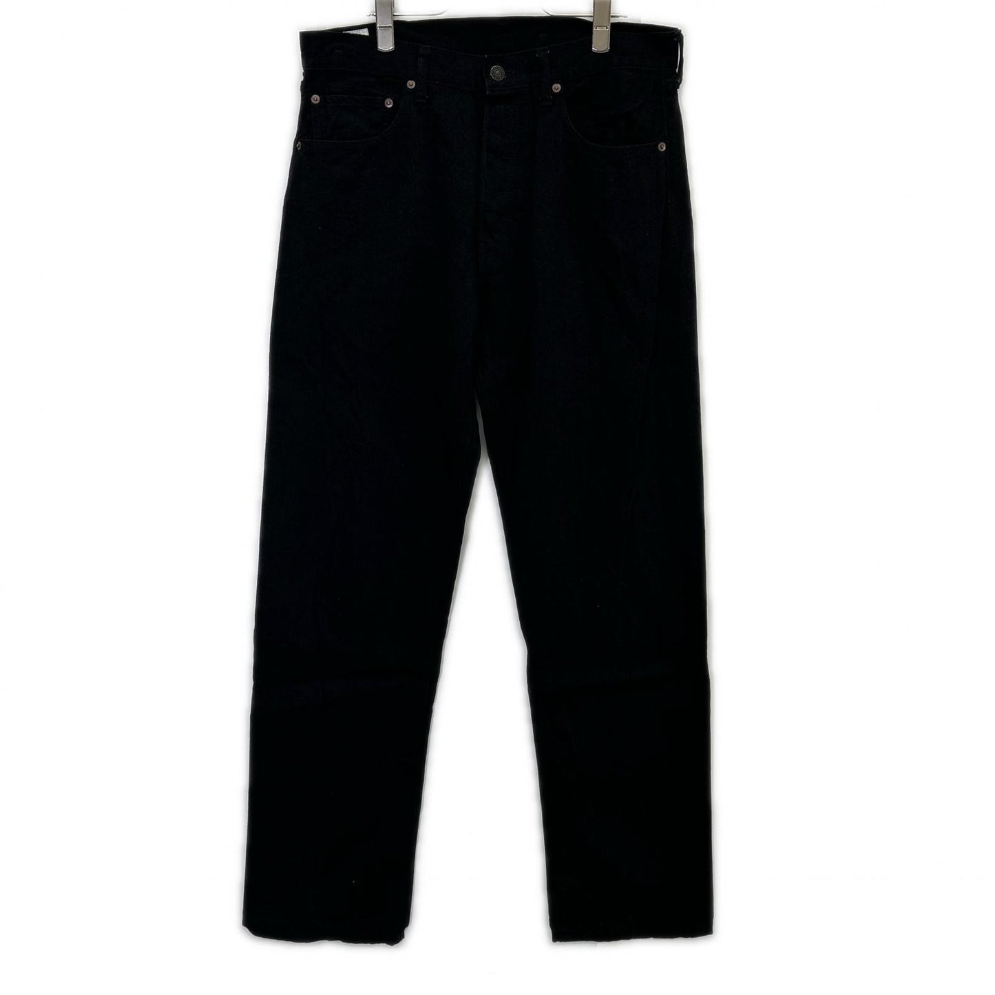 ANATOMICA アナトミカ 530-582-11 24SS ブラック ボタンフライ テーパード デニムパンツ ボトムス