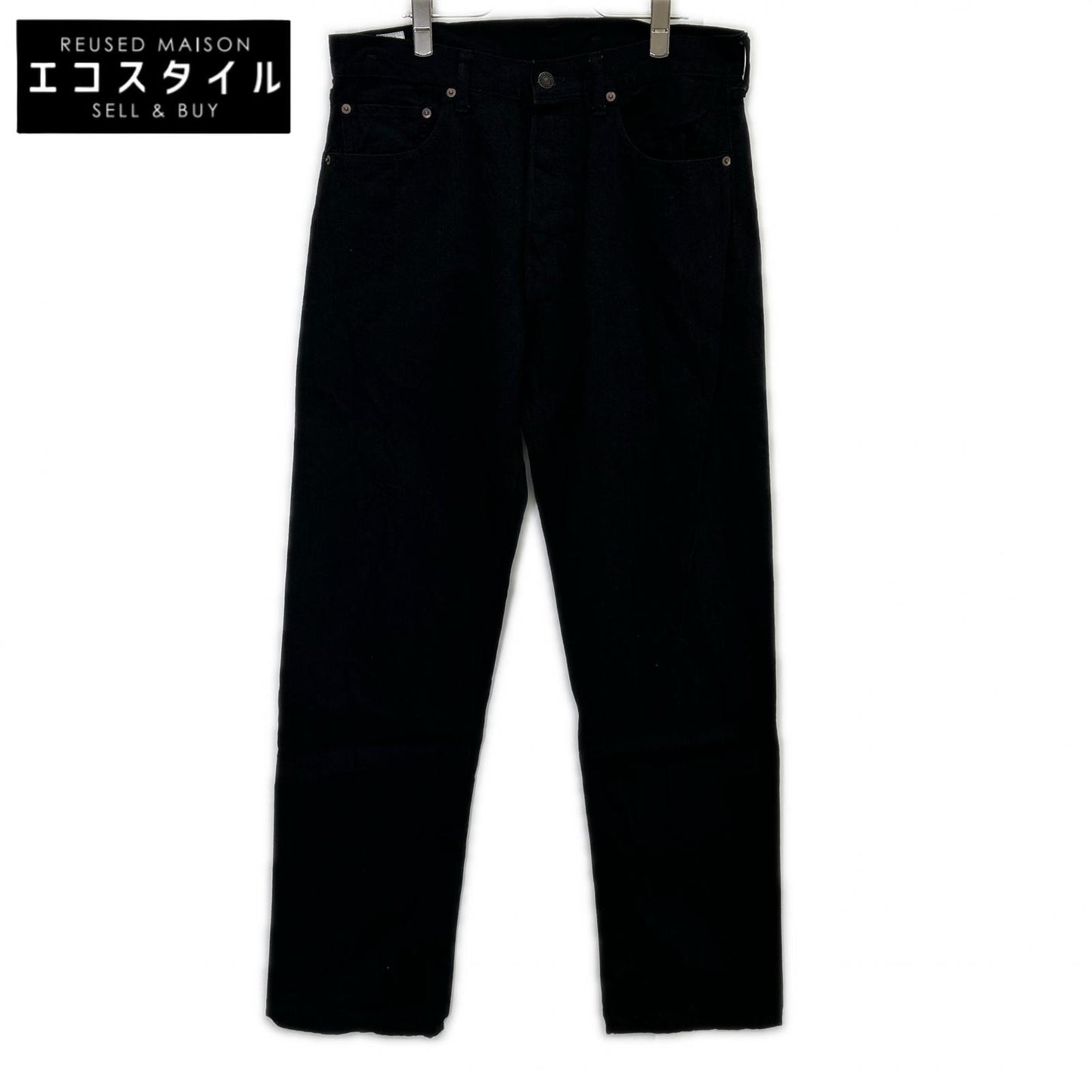 ANATOMICA アナトミカ 530-582-11 24SS ブラック ボタンフライ テーパード デニムパンツ ボトムス