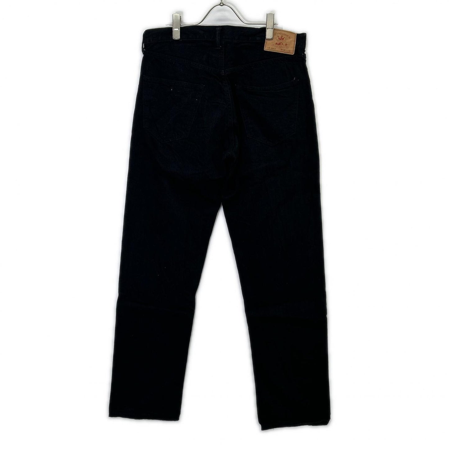 ANATOMICA アナトミカ 530-582-11 24SS ブラック ボタンフライ テーパード デニムパンツ ボトムス
