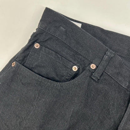 ANATOMICA アナトミカ 530-582-11 24SS ブラック ボタンフライ テーパード デニムパンツ ボトムス