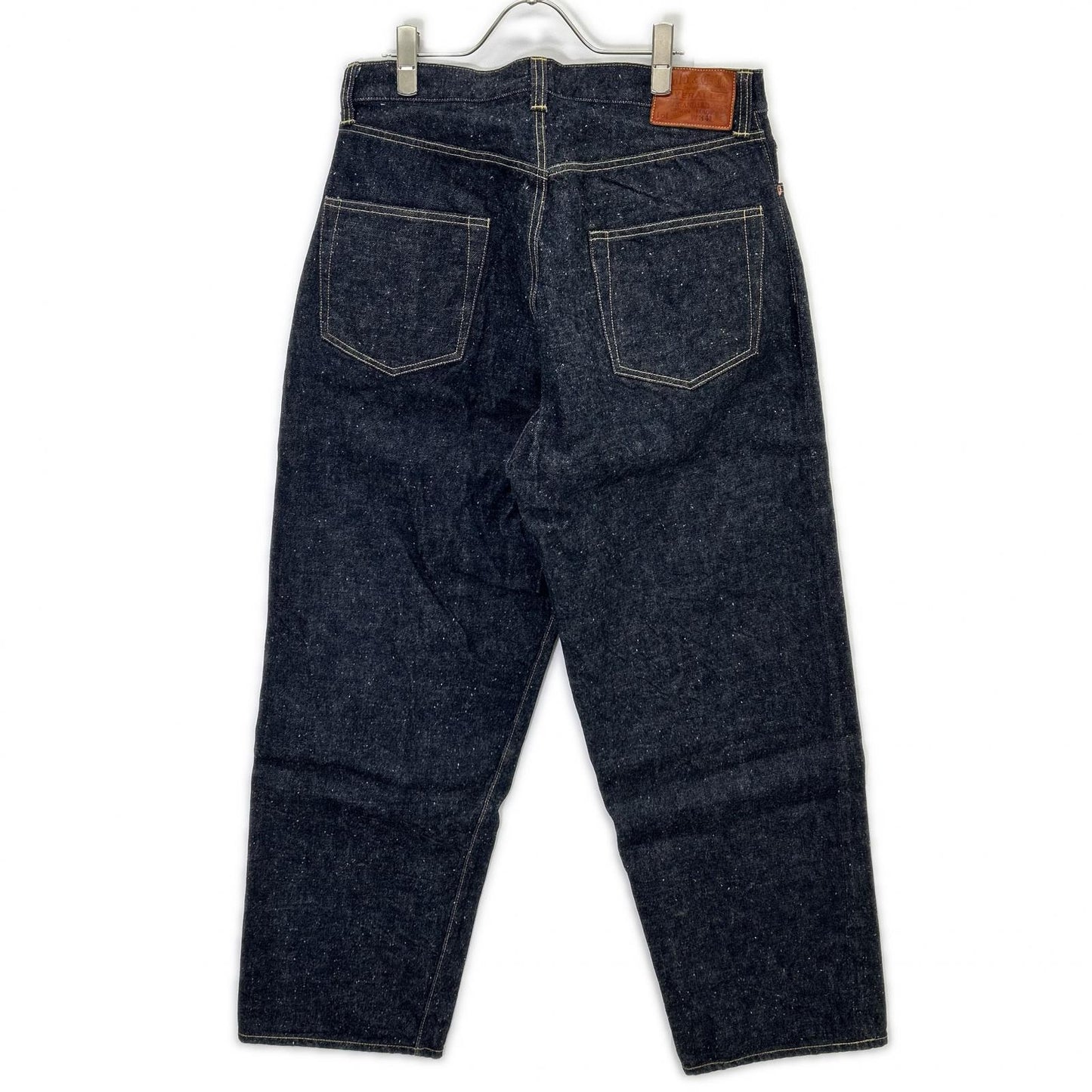GOLD ゴールド GL42579A インディゴ RECYCLED WASTE SUVIN COTTON YARN 14oz. DENIM 5POCKET WIDE PANTS ジップフライデニムパンツ ボトムス