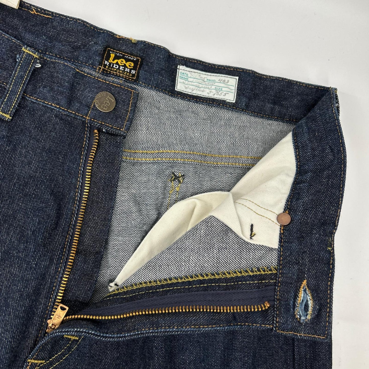 Lee リー LM6355 インディゴ THE ARCHIVES RIDERS 101-Z 1955 JAMES DEAN MODEL ジップフライデニムパンツ ボトムス