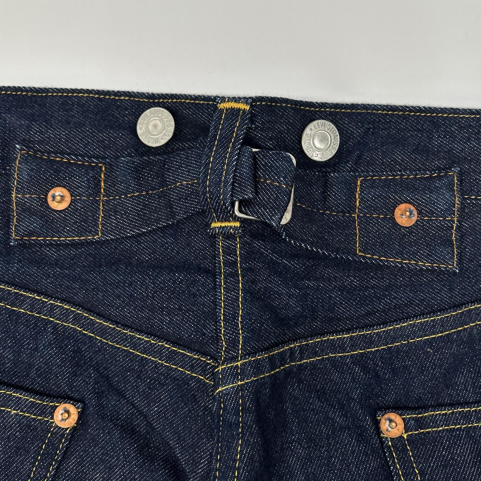 LEVI'S リーバイス 【VINTAGE CLOTHING】33501-0049 501XX インディゴ 1933年モデル 復刻 シンチバック サスペンダーボタン ボタンフライデニムパンツ ボトムス