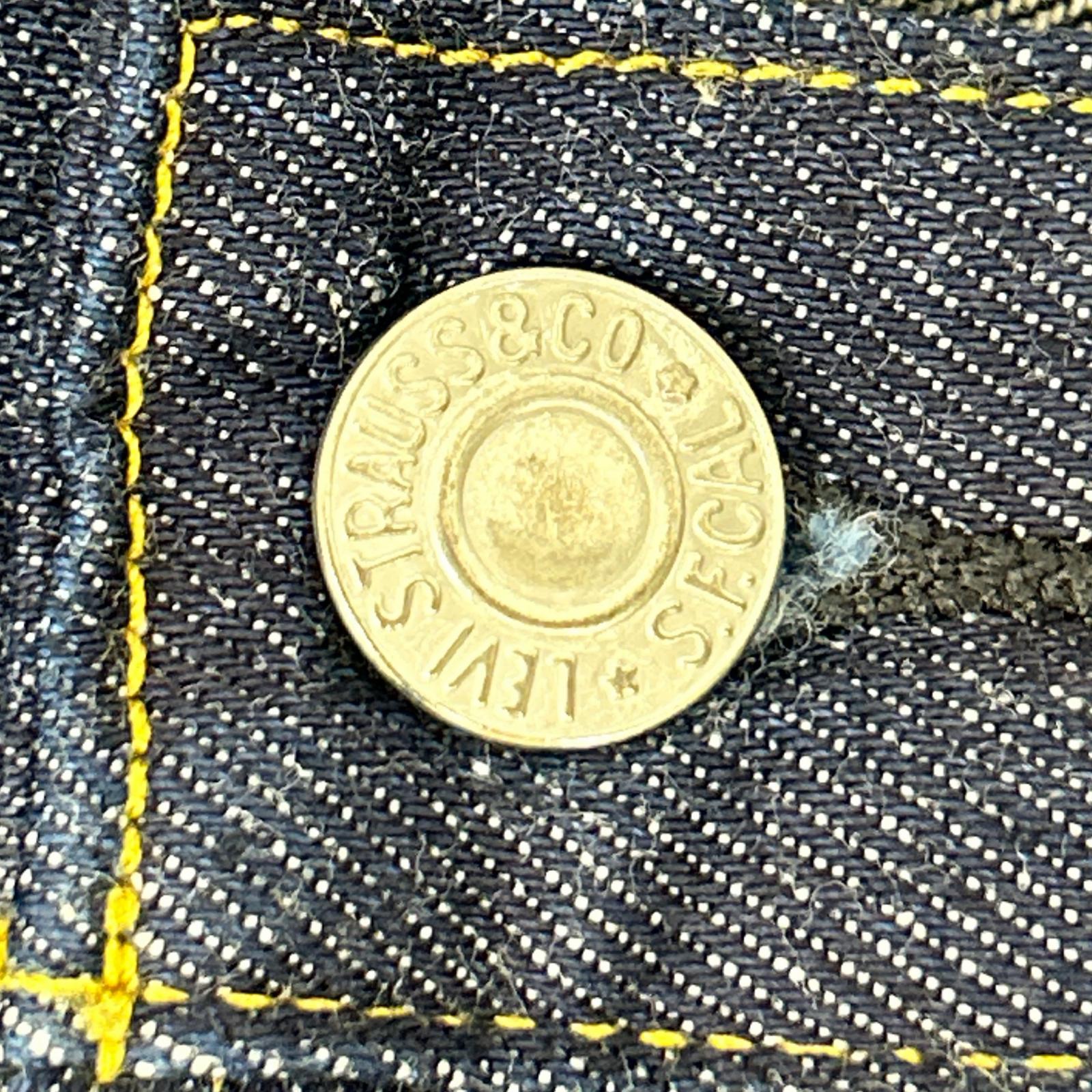 LEVI'S リーバイス 【VINTAGE CLOTHING】33501-0049 501XX インディゴ 1933年モデル 復刻 シンチバック サスペンダーボタン ボタンフライデニムパンツ ボトムス