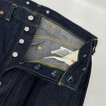 LEVI'S リーバイス 【VINTAGE CLOTHING】33501-0049 501XX インディゴ 1933年モデル 復刻 シンチバック サスペンダーボタン ボタンフライデニムパンツ ボトムス