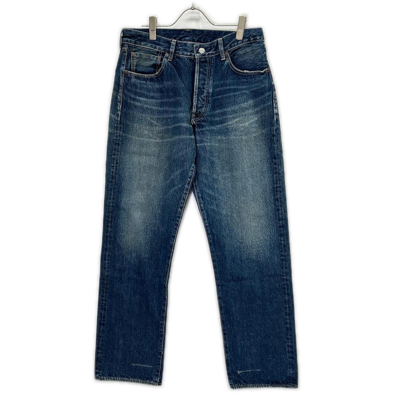 MINEDENIM マインデニム 2304-1007-85-322 ブルー L.Straight 5pocket ボタンフライデニムパンツ ボトムス