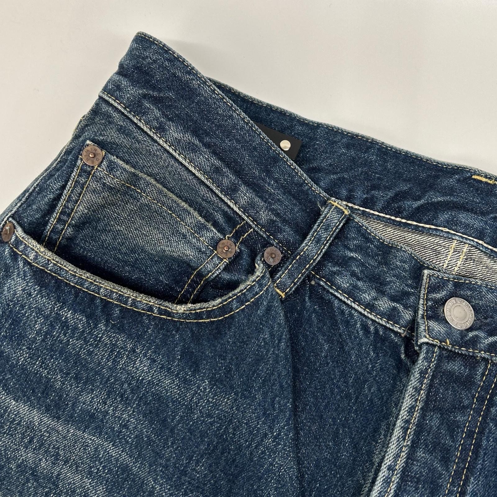 MINEDENIM マインデニム 2304-1007-85-322 ブルー L.Straight 5pocket ボタンフライデニムパンツ ボトムス