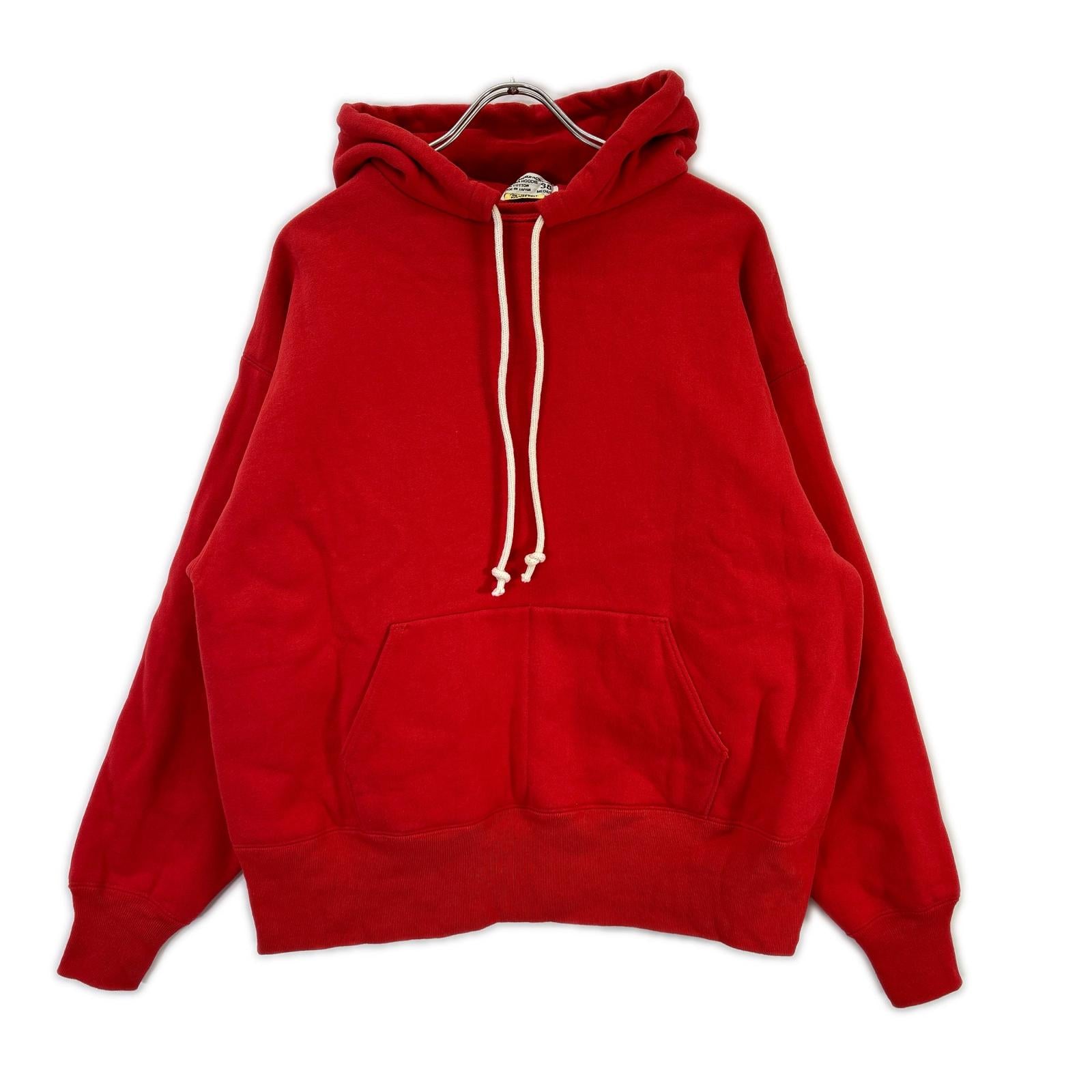 SURE MANUFACTURING シュアーマニファクチャリング レッド ALASKA HOODIE アラスカ フーディ ドローストリングフーディ トップス