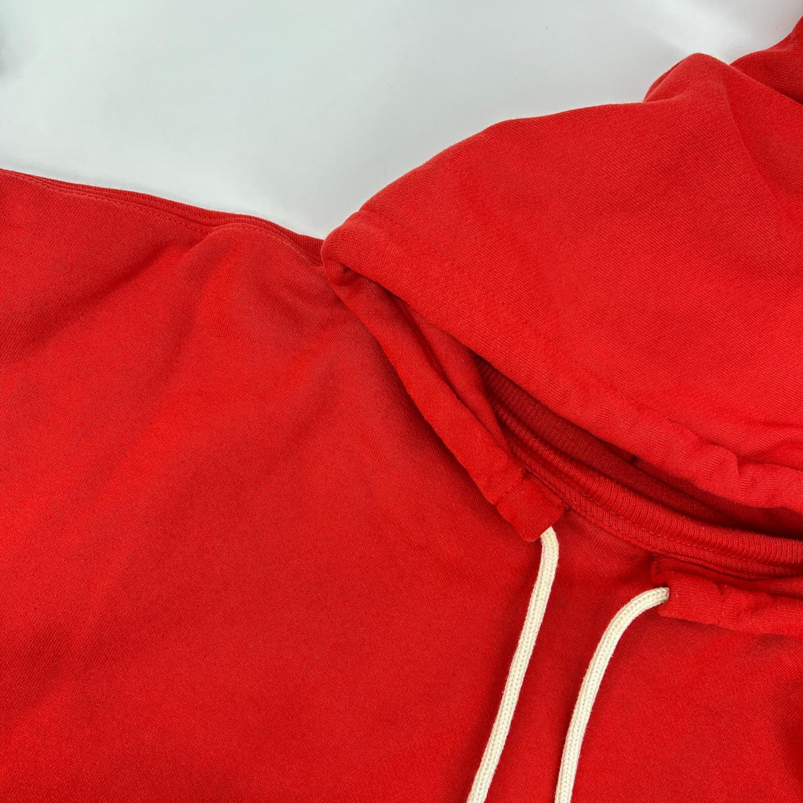 SURE MANUFACTURING シュアーマニファクチャリング レッド ALASKA HOODIE アラスカ フーディ ドローストリングフーディ トップス