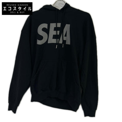 WIND AND SEA ウィンダンシ― WDS-O-OHP-26-Q2-CS-01 ブラック OG SEA LOGO HOODIE SWEATSHIRT スウェット トップス