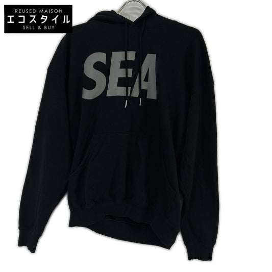 WIND AND SEA ウィンダンシ― WDS-O-OHP-26-Q2-CS-01 ブラック OG SEA LOGO HOODIE SWEATSHIRT スウェット トップス