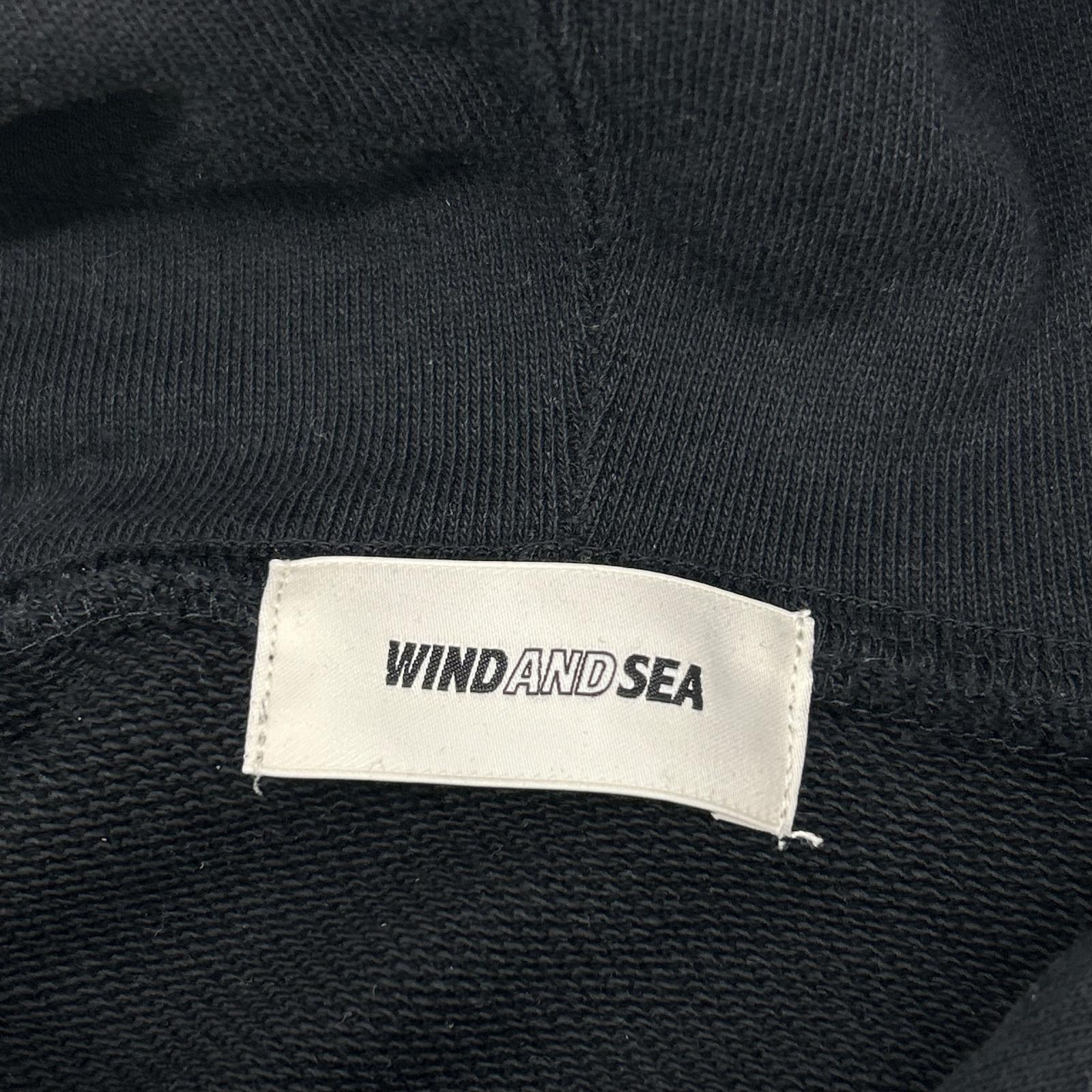 WIND AND SEA ウィンダンシ― WDS-O-OHP-26-Q2-CS-01 ブラック OG SEA LOGO HOODIE SWEATSHIRT スウェット トップス