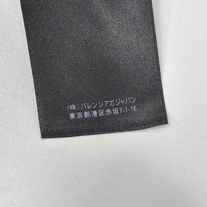 BALENCIAGA バレンシアガ 612966 ダークグレー ガーメントダイ バッグロゴ Tシャツ トップス