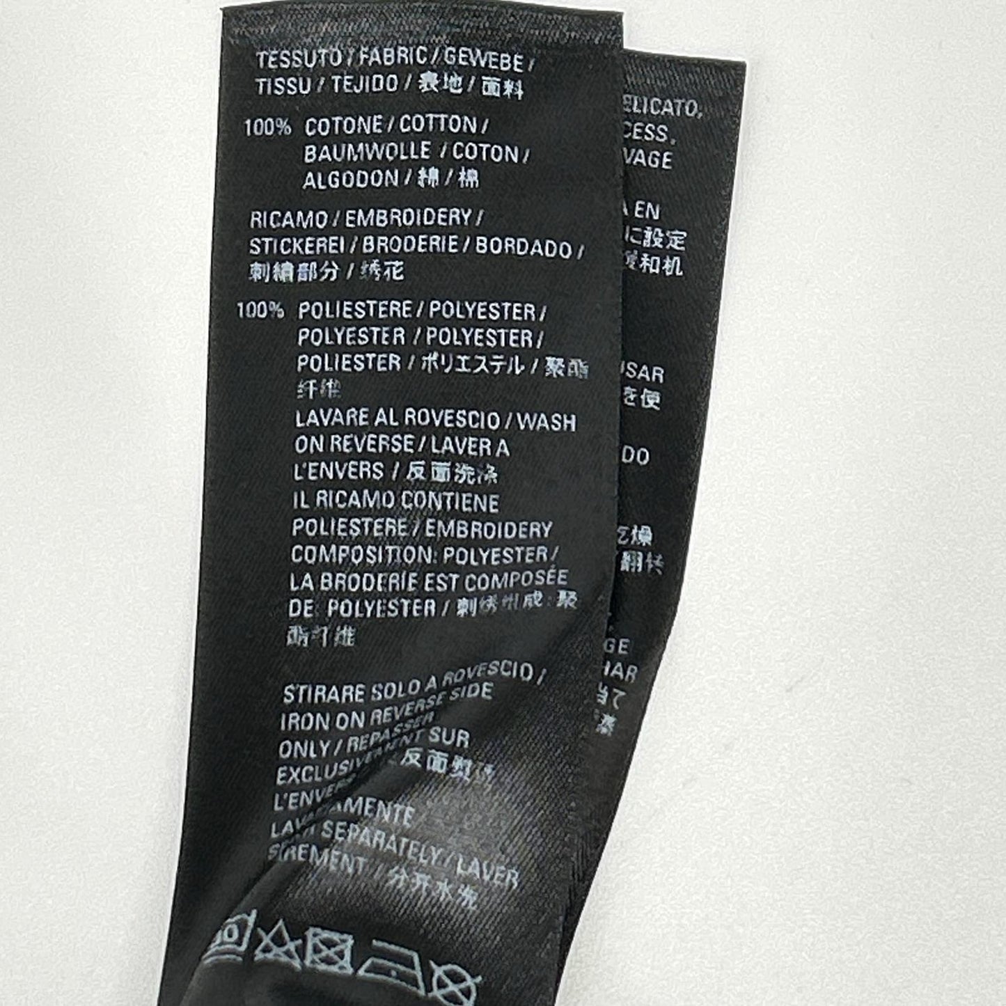 BALENCIAGA バレンシアガ 612966 ダークグレー ガーメントダイ バッグロゴ Tシャツ トップス