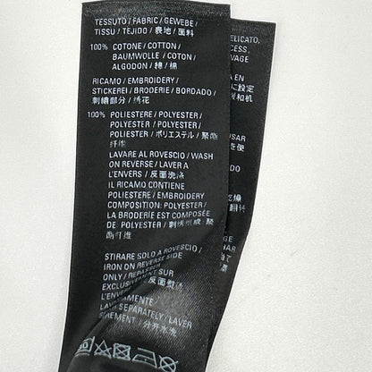 BALENCIAGA バレンシアガ 612966 ダークグレー ガーメントダイ バッグロゴ Tシャツ トップス