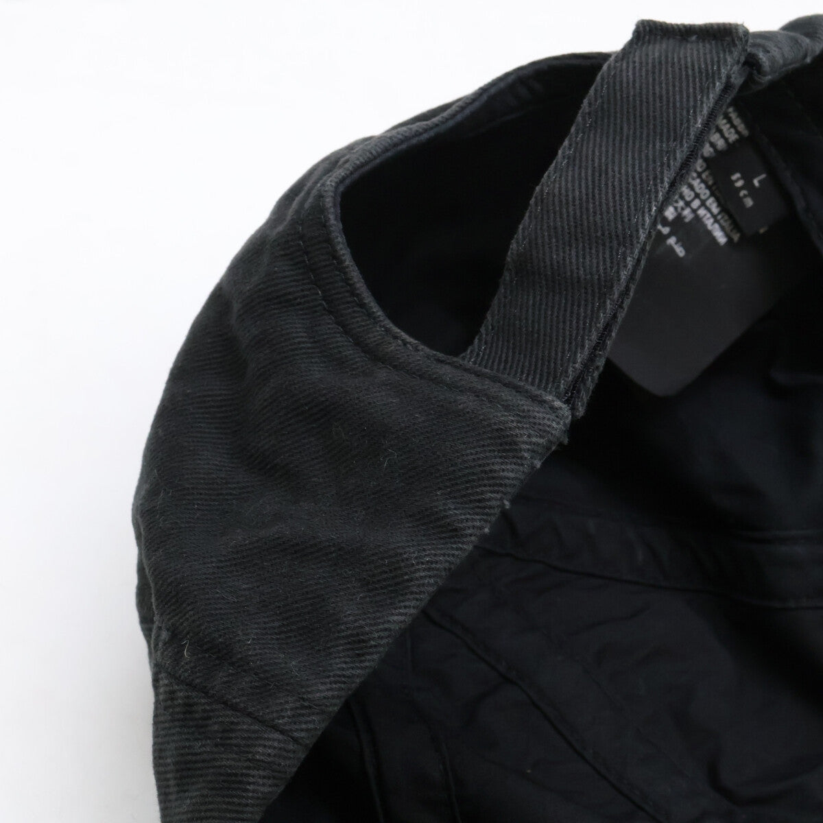 BALENCIAGA バレンシアガ 【即決/国内正規】723773 410B2 エンブロイダリーロゴ ダメージ ベースボールキャップ 帽子