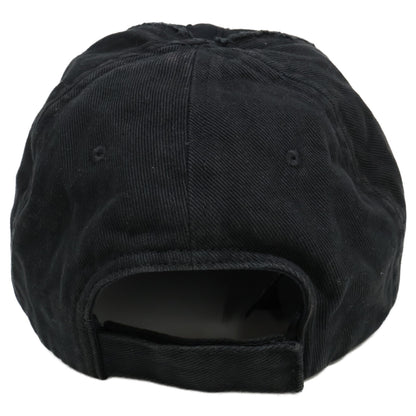 BALENCIAGA バレンシアガ 【即決/国内正規】723773 410B2 エンブロイダリーロゴ ダメージ ベースボールキャップ 帽子
