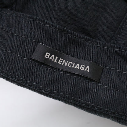 BALENCIAGA バレンシアガ 【即決/国内正規】723773 410B2 エンブロイダリーロゴ ダメージ ベースボールキャップ 帽子