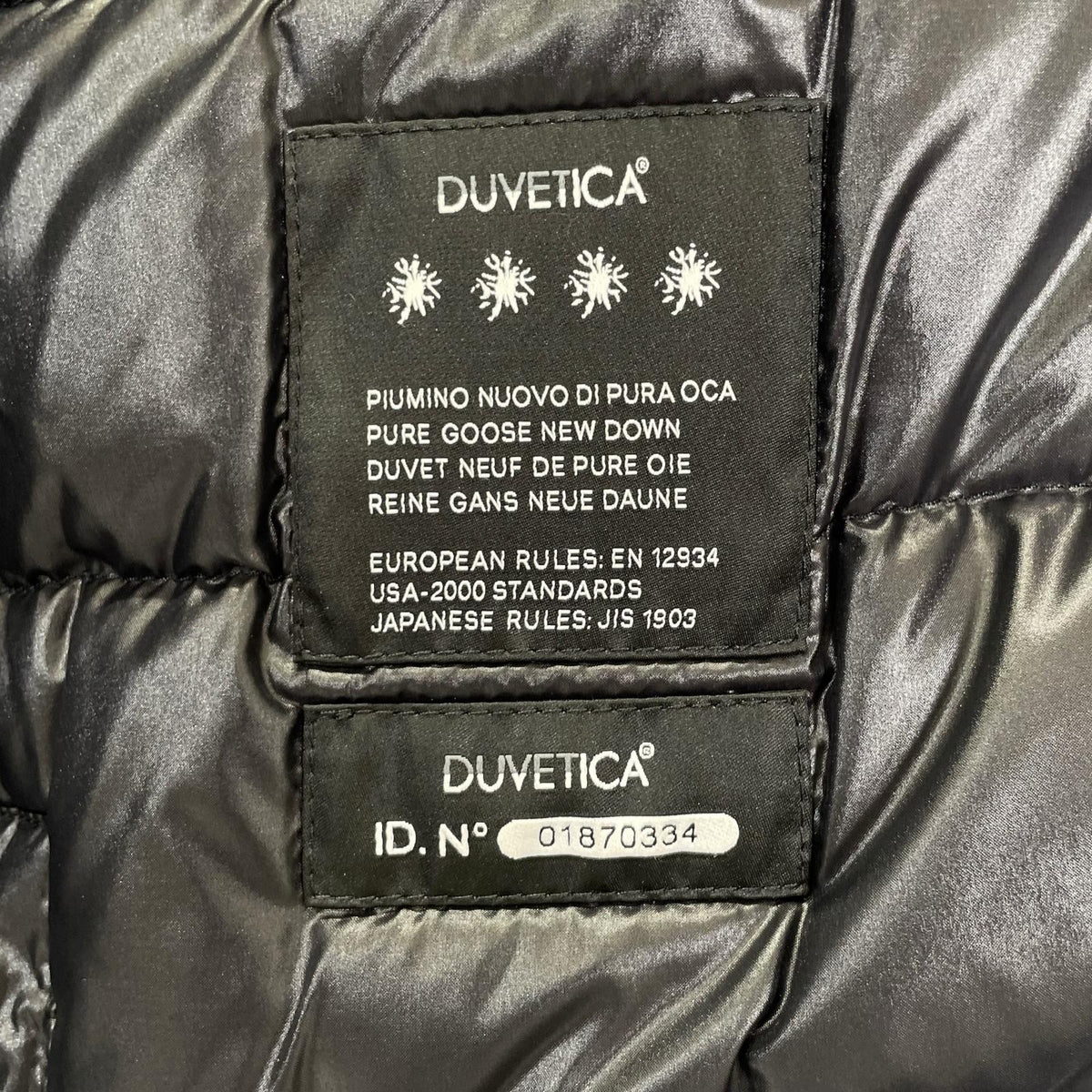 DUVETICA デュベティカ ブラック RYANATRE ラクーンファー ダウンジャケット ジャケット