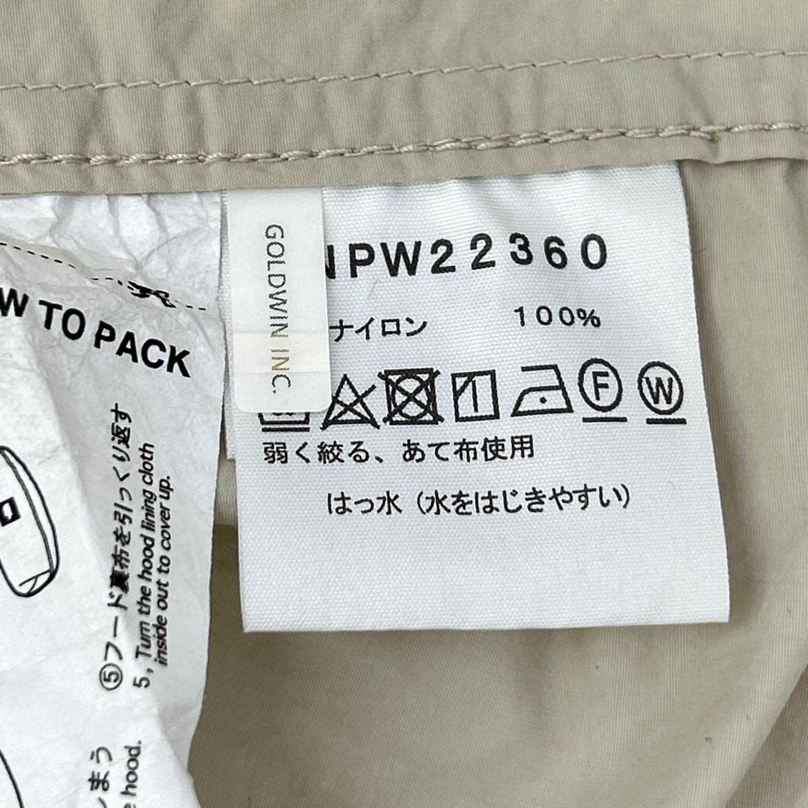 THE NORTH FACE NPW22360 Fossil Ivory Rollpack Journeys Coat