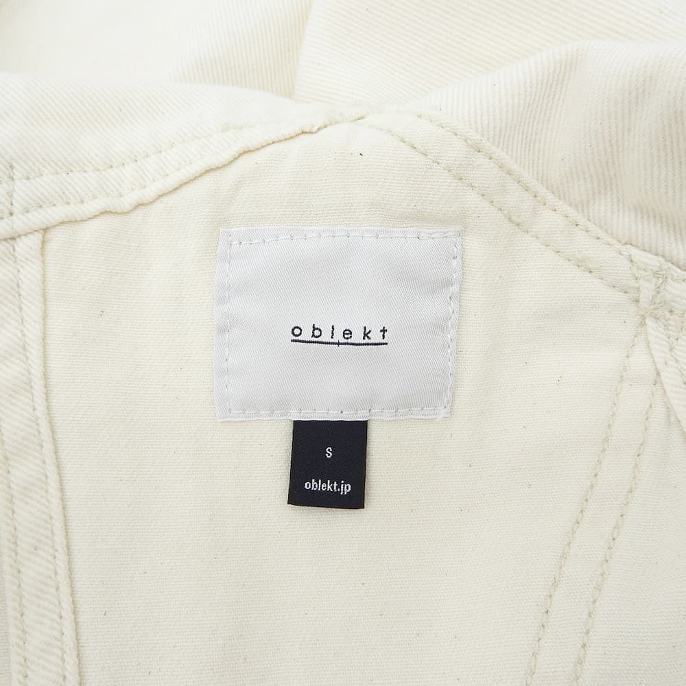 oblekt オブレクト ×高山都 コットンツイル サロペット オーバーオール オールインワン レディース アイボリー S OBLS213-602-2 オーバーオール オールインワン