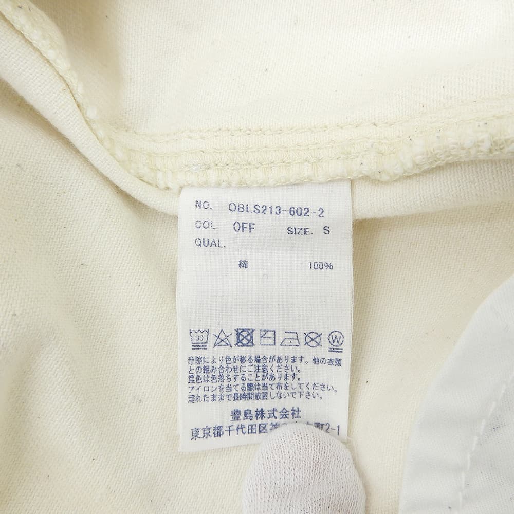 oblekt オブレクト ×高山都 コットンツイル サロペット オーバーオール オールインワン レディース アイボリー S OBLS213-602-2 オーバーオール オールインワン