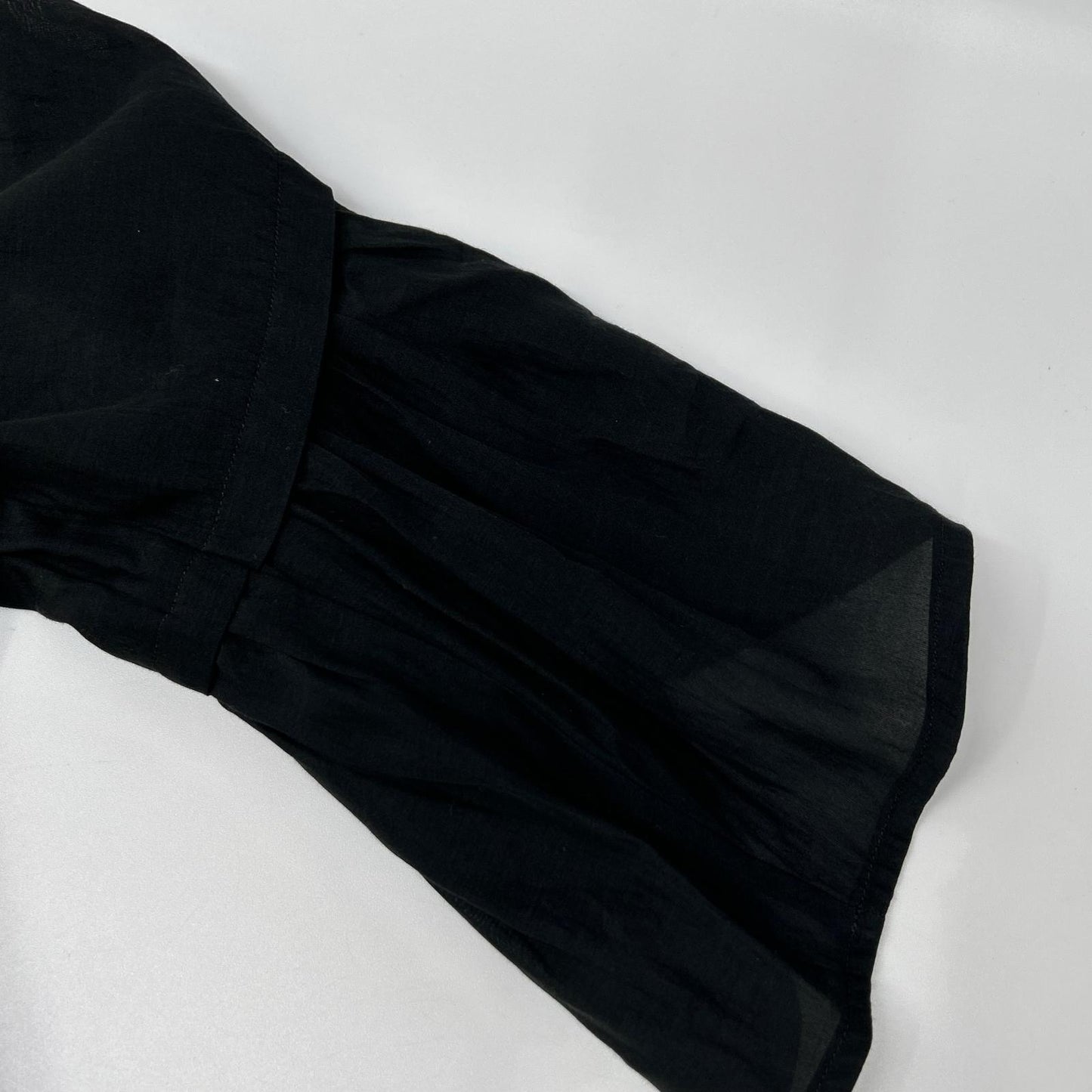 HOUSE OF LOTUS House of Lotus [× Miyako Takayama] Black Cotton Front-Gathered Caftan Dress Dress