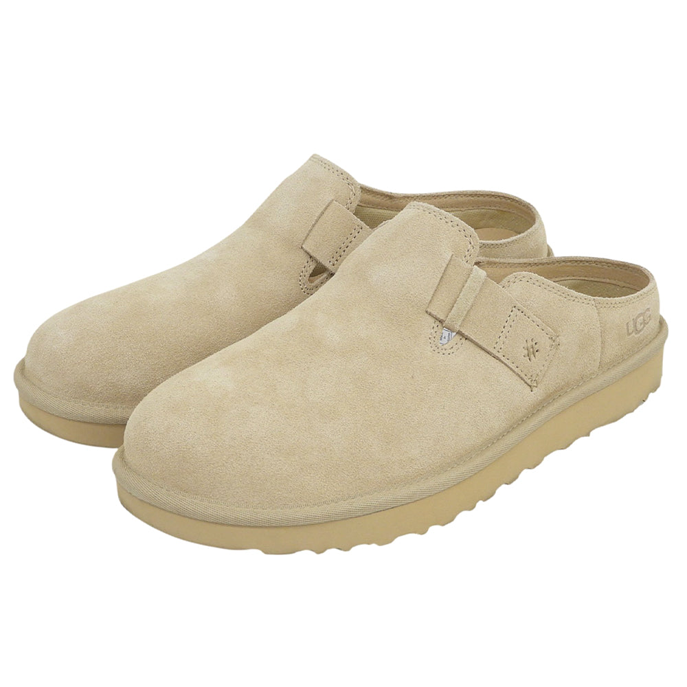 UGG アグ 美品 カルバン クロッグ クロックシューズ サボサンダル メンズ ベージュ 28 1178852 シューズ
