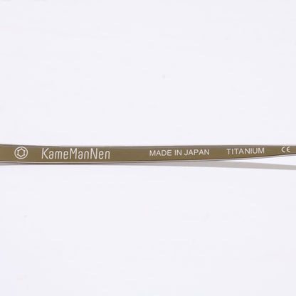 KameManNen カメマンネン 【新品同様】KMN9918 TS デモレンズ オーバルシェイプ アイウェア 眼鏡