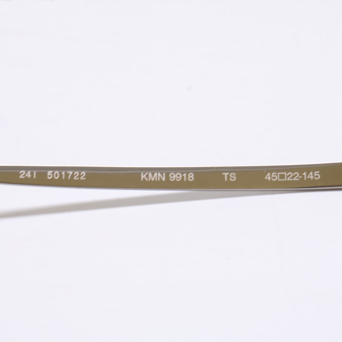 KameManNen カメマンネン 【新品同様】KMN9918 TS デモレンズ オーバルシェイプ アイウェア 眼鏡