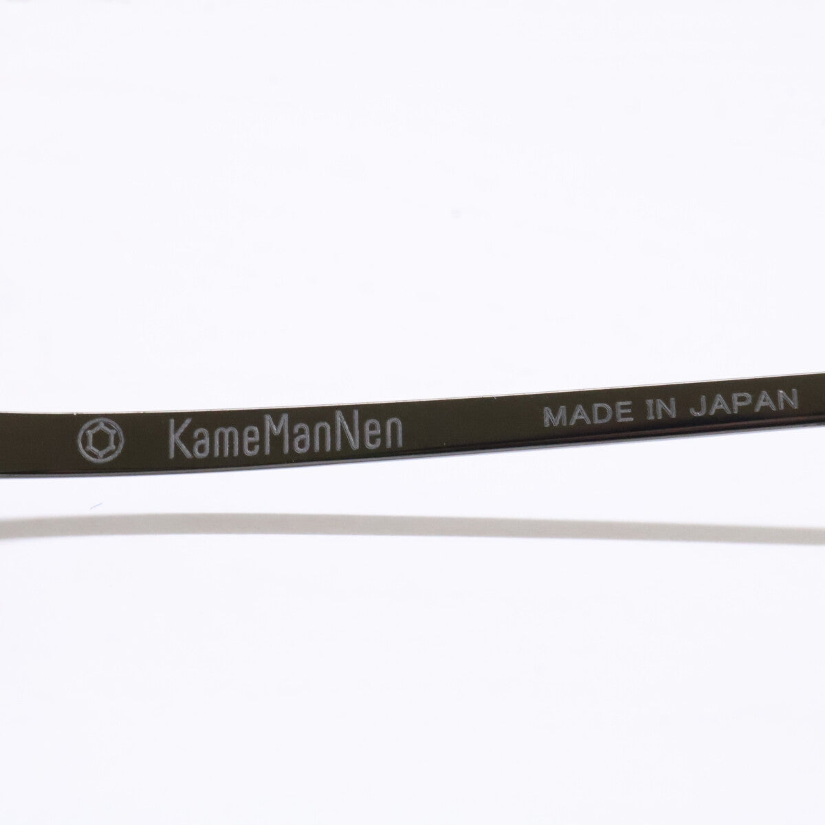 KameManNen カメマンネン 【新品同様】KMN114 GRH スクエアシェイプ アイウェア 眼鏡