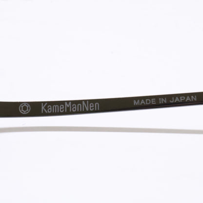KameManNen カメマンネン 【新品同様】KMN114 GRH スクエアシェイプ アイウェア 眼鏡