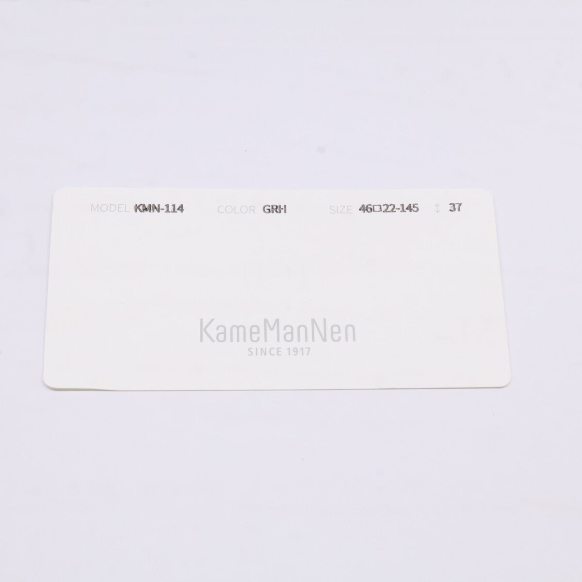 KameManNen カメマンネン 【新品同様】KMN114 GRH スクエアシェイプ アイウェア 眼鏡