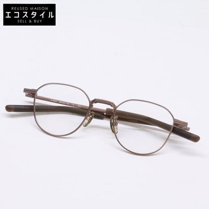 999.9 フォーナインズ 【新品同様】S-955T 8 TITANIUM クラウンパントシェイプ アイウェア 眼鏡