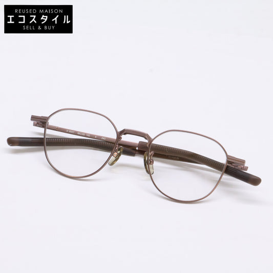 999.9 フォーナインズ 【新品同様】S-955T 8 TITANIUM クラウンパントシェイプ アイウェア 眼鏡