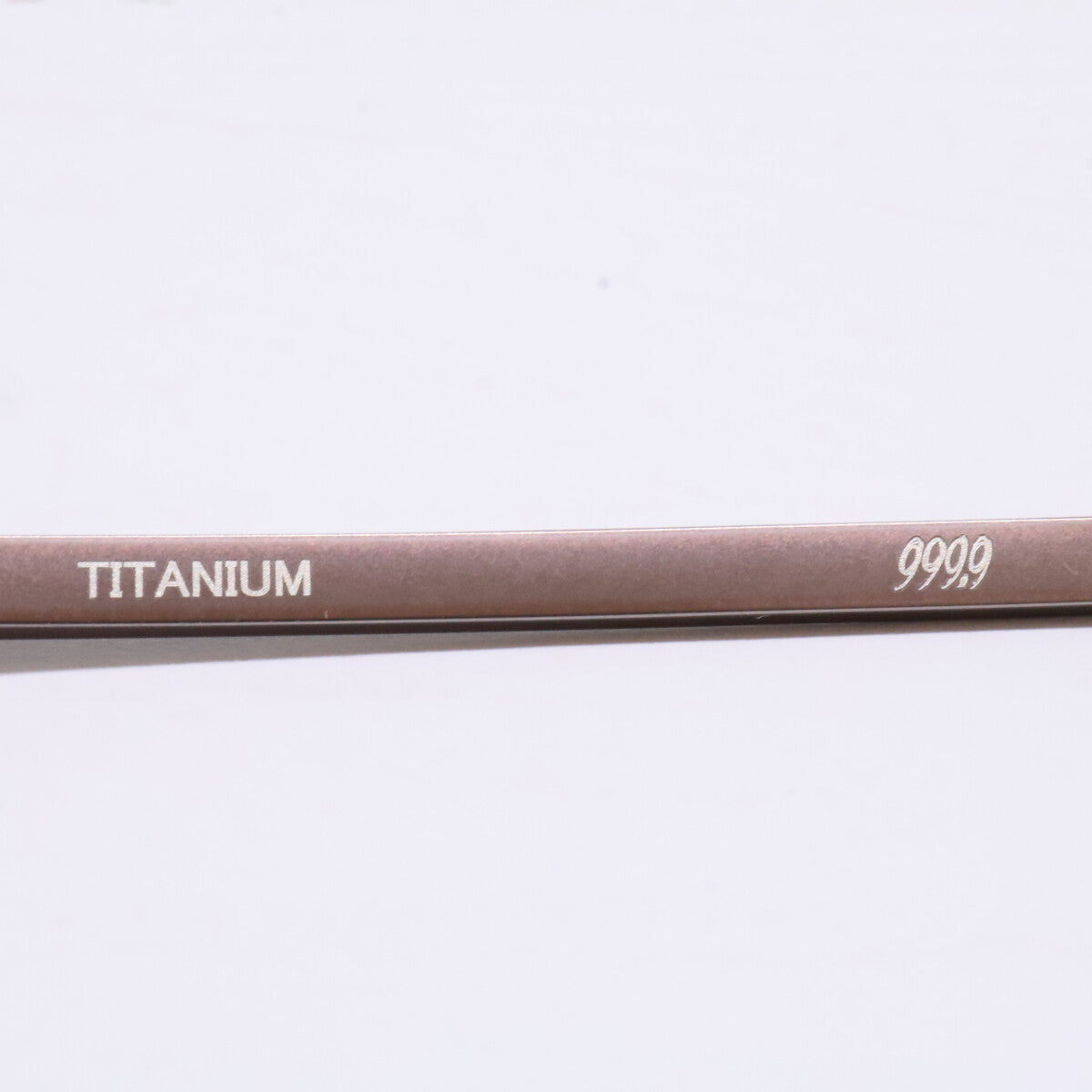 999.9 フォーナインズ 【新品同様】S-955T 8 TITANIUM クラウンパントシェイプ アイウェア 眼鏡
