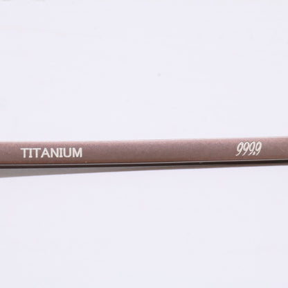 999.9 フォーナインズ 【新品同様】S-955T 8 TITANIUM クラウンパントシェイプ アイウェア 眼鏡