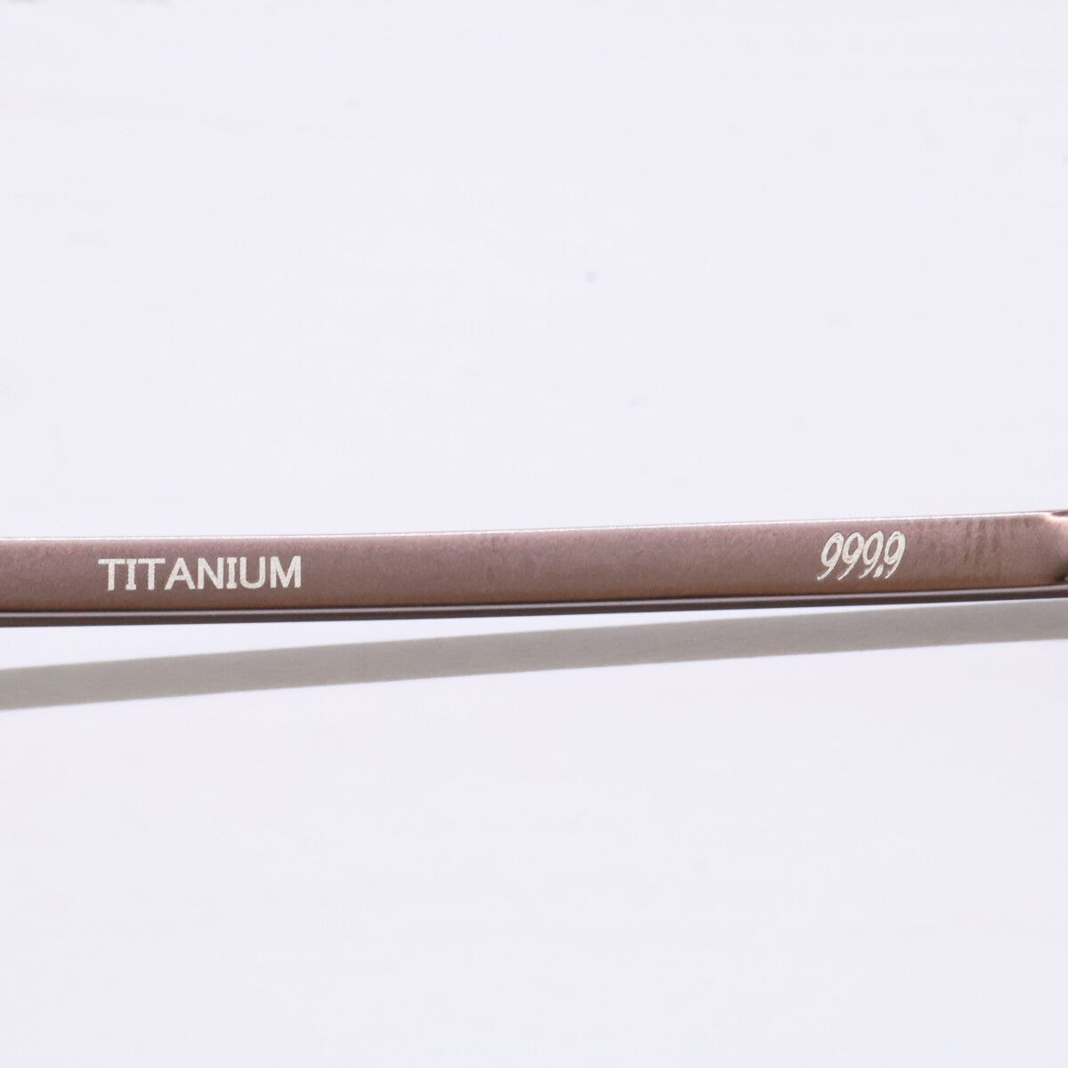 999.9 フォーナインズ 【新品同様】S-955T 8 TITANIUM クラウンパントシェイプ アイウェア 眼鏡