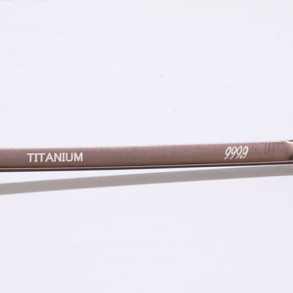 999.9 フォーナインズ 【新品同様】S-955T 8 TITANIUM クラウンパントシェイプ アイウェア 眼鏡