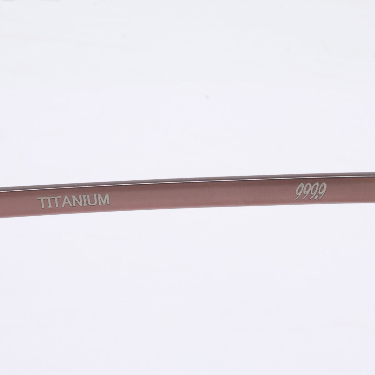 999.9 フォーナインズ 【新品同様】S-955T 8 TITANIUM クラウンパントシェイプ アイウェア 眼鏡