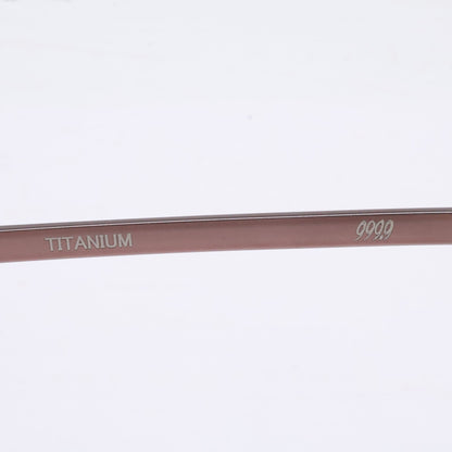 999.9 フォーナインズ 【新品同様】S-955T 8 TITANIUM クラウンパントシェイプ アイウェア 眼鏡